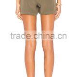 MGOO Casual Wear Nylon Running Pants For Women High-Waisted Drawstring Dri Fit Shorts Wholesale thumbnail-4