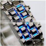 A Level 2016 Hot Lava Style Led Iron Watches Brand Watch Samurai LED Watch Red &blue Light Women&men Style thumbnail-4