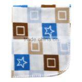 Trade Assurance Printed Custom 100%cotton Velour Throw Baby Swaddle Blanket thumbnail-5