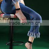 WS-13 Lady Gairs Fishnet Ankle High Socks Lady Mesh Lace Fish Net Short Socks Sanwood Women thumbnail-3