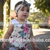 Newest Arrive Onesie Baby Romper Organic Cotton Baby Clothes Plus Headband thumbnail-5