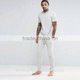 Cotton Polyester Men Fashion Short Sleeve Crew Neck Slim Fit Blank T-shirt Men Plaid Casual Clothes thumbnail-4