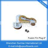 Fusion FCS Fin 9Degree White Surfing Fin Box thumbnail-1