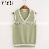 Newest Winter Fall Girl Lovely Apricot School Uniform Sweater Vest thumbnail-5