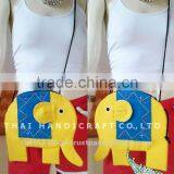 Thai Handmade Shoulder Bag Elephant Bag thumbnail-1