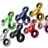 Fingertip Gyro Three Leaf Bearings Interdental Rotation EDC Decompression Toys Spiral Fingers Spot Lights With Lights thumbnail-1