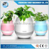 Bluetooth mini speaker music flower pot