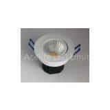 Recessed 3200K COB Warm White Led Downlight 5W 380lm , Epistar LED Downlight