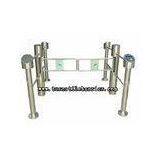 RS485 Stainless Steel Manual Swing Barrier Gate , Infrared Sensors Door for Shopping Mall thumbnail-1