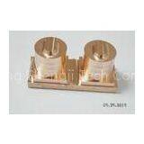 Brass / Copper 5 Axis CNC Milling Parts With Anodizing / Sand Blasting