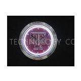 15 Inch Glass Cover White Neon Wall Clock With UL / CE Certified Adapter thumbnail-1