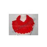 Red Color Neck Warmer With Purl thumbnail-1