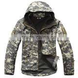 Tactical Waterproof Woodland Softshell Jacket