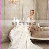 CE91 2015 Custom Made Simple Modern Cheap Mermaid Lace Trim Ruffles Beading Wedding Dresses 2015 thumbnail-4