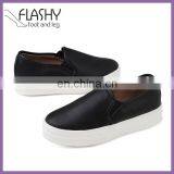 Wholesale Ladies Black Platform Shoes Genuine Leather High Heel Shoe thumbnail-1