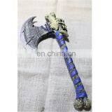 Decorative PU Axe With Bone Handle Wrapper With Purple Belt for Halloween, Carnival, Dress up and Party thumbnail-1