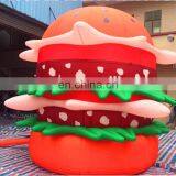 Advertising Promotion Customized Food Giant Inflatable Hamburger