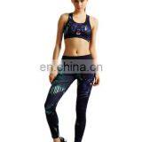 Wholesale New Style Custom Printing Sublimation 4 Needles 6 Thread Women Yoga Set thumbnail-2