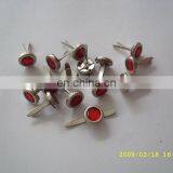 Fashion Metal Cotter Pin With Red Diamond thumbnail-1