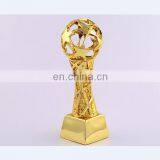 Resin Gold Trophy Crafts With Hollow Out Stars