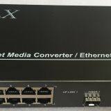 8channels POE fiber switch 8ports 10/100M/1000M Gigabit POE Ethernet+2 ports 1000M SFP LC