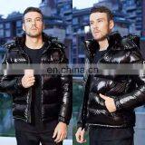 Mens Down Filled Nylon Bubble Puffer Waterproof Windproof Thick Coat thumbnail-1