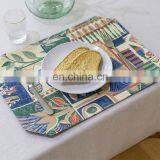 Stock Cheap Placemat Clearance , 4pcs per Set ,jacquard Design Thermal Insulation Andnon-slip Dinning Table Placemat thumbnail-1