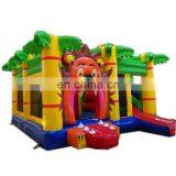 Outdoor Kids Amusement Park Fierce Tiger Theme Inflatable Combo Bounce House For Sale thumbnail-1