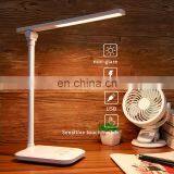 Amazon 2020 Hot-selling Single Fold Led Desk Lamp With Sensitive Touch Buttons thumbnail-2