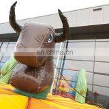 Western Themed Inflatable Team Building Bull Riding Inflatable Games For Adults thumbnail-6