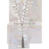 China Latest Beaded Tassel Necklace, Long Pendant Necklaces for Girls thumbnail-6