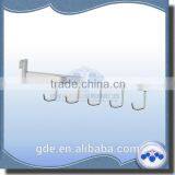 Metal Chrome Handbag Display Hanger for Slotted Channel thumbnail-1