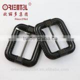 Fashion Black and Gunmetal Combined Belt Buckle thumbnail-1
