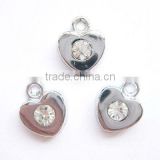 DIY one rhinestone heart pendant (SH-144)
