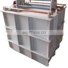 Cathode copper electrolytic refining polymer concrete cell glass reinforced plastic electrolytic cell