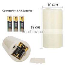 Flameless Electric Candle Night Light Projection Lamp With Remote Control Rotating Projector thumbnail-4