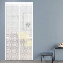 EVA Magnetic Screen Door Thermal Magnetic Self-Closing Privacy Door Curtain Winter Stop Draft Keep Cold Out Door Cover Suitable for Terrace, Kitchen, Bedroom thumbnail-3