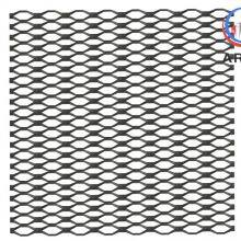 Diamond Expanded Mesh With Black Matt Finish Diamond Shape Metal Mesh thumbnail-1