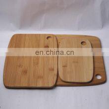 Custom Logo Organic Bamboo Kitchen Chopping Board Cookie Meat Cheese Serving Plate Bamboo Cutting Blocks With Hanging Hole thumbnail-3