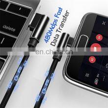 Wholesale Quick Charger Support Data Transmit 90 Degree Cable Fast Charging USB Data Cable thumbnail-5