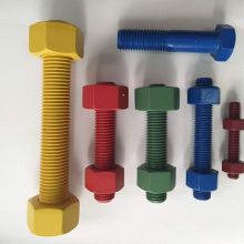 SIZE M6-M32 Colorful PTFE Coating Bolt And Nut Assembly