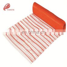 Stock available 1X50m 100mmX26mm orange safety fence mesh barrier