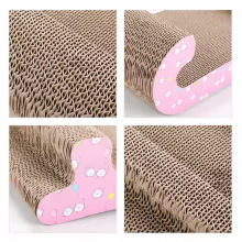 MEOW LOVE 2 Sets of Cat Corrugated Cardboard Multi-Shape Design With Catnip Combination No Scraps Can Be Customized Patterns thumbnail-5