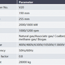 JICHAI 2000GF-T Gas Gensets 2000KW Biogas Generator Sets for CHP thumbnail-2