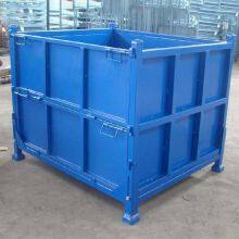 Stackable Steel Transport Box With Reinforced Corner Protection thumbnail-2