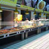 APEX Glass Door Food Display Counter for Warm Cold and Normal Style thumbnail-2