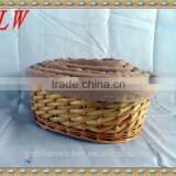 SET OF 5 HOT AND CHEAP WOODCHIP BASKET WITH LINER