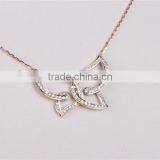 Hot Sale Light Butterfly Necklace Girl's Silver Sterling Necklace Fashion Jewelry thumbnail-4