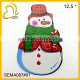 Snowman Melamine Plate, X-mas Melamine Plate, Dishes thumbnail-1