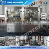 New type glass bottle washing filling capping production line with high quality